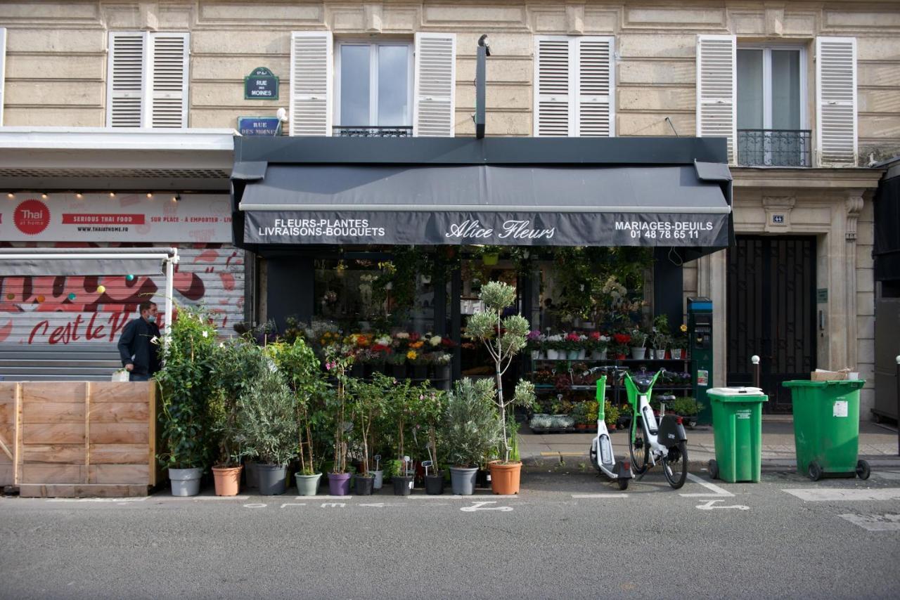 Charming Parisian Apartment With Air Conditioning - Climatisation & 2 Bedrooms - Batignolles Париж Екстер'єр фото